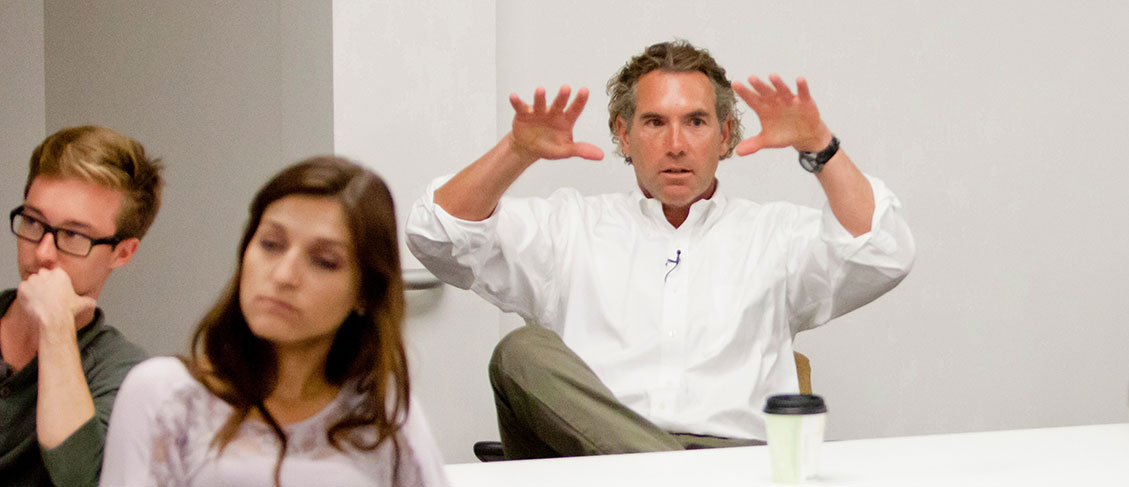 Students paying attention during a lecture